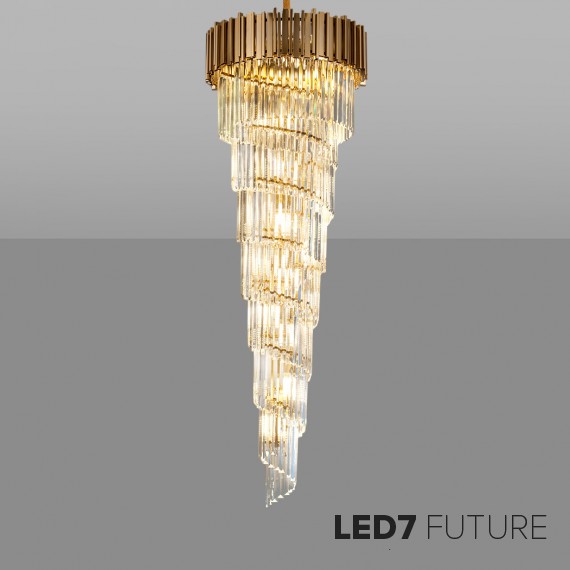 Ritz - Spiral Lux Chandelier
